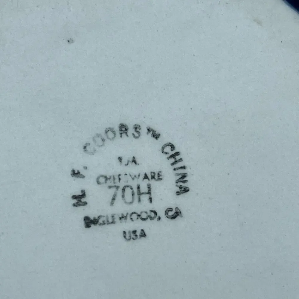 H. F. Coors China Chefsware #70H Baking Dishes Set of 3 7.75